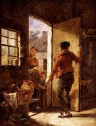 Martin  Drolling Alms to the Poor Spain oil painting artist